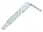 Mount.elem: indexing plungers | zinc plated steel | 4mm | Thread: M6