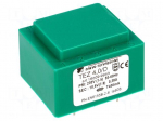 Transformer: encapsulated | 4VA | 230VAC | 10.5V | 380.9mA | PCB | IP00