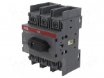 Switch-disconnector | Poles: 3 | for DIN rail mounting | 100A | OT
