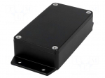 Enclosure: multipurpose | X: 65mm | Y: 115mm | Z: 30mm | aluminium | black