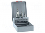 Drill set | for metal | high speed steel cobalt HSS-E | 3pcs.