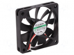 Fan: DC | axial | 12VDC | 60x60x10mm | 20.62m3/h | 20.5dBA | Vapo | 3200rpm
