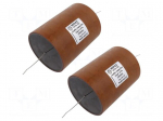 Capacitor: aluminum-polypropylene-paper | 15uF | 250VDC | &plusmn;5% | THT