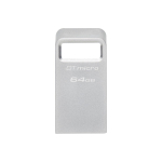 Kingston | USB 3.2 Flash Drive | DataTraveler micro | 64 GB | USB 3.2 | Silver