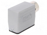 Enclosure for connectors: HDC | angled | IP65 | aluminium | 125&deg;C