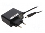 Power supply: switching | mains,plug-in | 12VDC | 1A | 12W | 82.96%