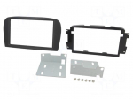 Radio frame | Mercedes | 2 DIN | black