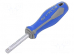 Screwdriver handle | Holder: square | 1/4" | 150mm