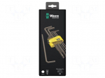 Wrench: hex key-set | inch,Hex Plus,spherical | 13pcs.