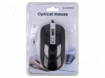 Mouse | black,silver | USB A | optical,wired | DPI change button