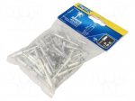 Rivet | aluminium | Rivet diam: 4.8mm | L.rivet: 16mm | 100pcs.