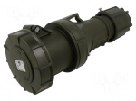Connector: AC supply 3-phase | socket | female | 63A | 400VAC | IP67