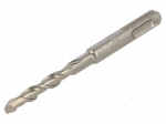 Drill bit | for concrete,impact | &Oslash;: 8mm | L: 110mm | SDS-Plus&reg;