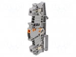 Splice terminal: rail | for DIN rail mounting | screw terminal