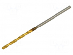 Drill bit | for metal | 3/64" | L: 38mm | Working part len: 16mm | case