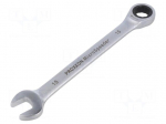Wrench: combination spanner | rattle | 15mm | MicroSpeeder