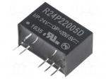 Converter: DC/DC | 2W | Uin: 21.6&divide;26.4VDC | Uout: 20VDC | Uout2: -5VDC