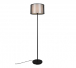 Trio-Lighting Burton  E27 matt black stāvlampa