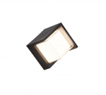 Trio Puno LED sienas lampa square matt black  R27026132 4017807529357