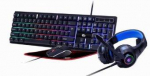 Gembird 4-in-1 Backlight Ghost Kit Keyboard + Headphones + Mouse + Mouse Pad