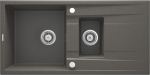 1.5-bowl granite sink with drainer