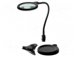 Desk magnifier | with backlight | 3dpt | &Oslash;100mm | Illumination: LED