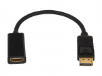 &Uuml;hendused // Different Audio, Video, Data connection plug and sockets // 92-156# Przejściehdmi gniazdo hdmi-wtyk display port 0,2m