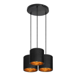 Uued tooted // NEVA lampa wisząca, moc max. 3x60W, E27, czarna, podstawa okrągła