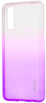 Back panel cover Evelatus Samsung A70 Gradient TPU Case Purple