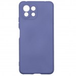 Back panel cover Evelatus Xiaomi Mi 11 Lite/11 Lite 5G/11 Lite 5G NE Nano Silicone Case Soft Touch TPU Grey