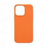 Back panel cover Evelatus Apple iPhone 15 Pro Max Premium Magsafe Soft Touch Silicone Case New Function Orange