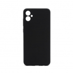 Back panel cover Connect Samsung Galaxy A05 4G Premium Quality Soft Touch Silicone Case Black