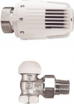 Angle thermost. valve 1/2"(compl.w.head) HERZ