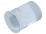 Fiber for LED | &Oslash;5.6mm | L: 6.4mm | round | Front: convex | flexible