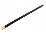 Braids | insulated earthing tape | W: 25mm | 35mm2 | &Oslash;1: 11mm | &Oslash;2: 11mm