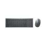 Computer keyboard Dell  KM7120W Keyboard and Mouse Set, Wireless, Batteries included, NORD, Titan Gray