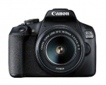 Digital camera Canon  EOS 2000D 18-55 IS II EU26 SLR Camera Kit, Megapixel 24.1 MP, Image stabilizer, ISO 12800, Display diagonal 3.0 ", Wi-Fi, Video recording, APS-C, Black