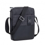 Book case RIVACASE  TABLET CASE CROSSBODY 11"/8811 BLACK MELANGE