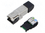 Connector: RJ45 | plug | PIN: 8 | Cat 6a | shielded | 8p8c | 5.5&divide;10mm | IDC
