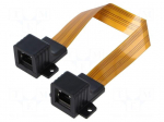 Extender Ethernet | ribbon | Cat: 5,5e | RJ45 socket,both sides