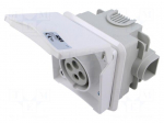 Connector: AC supply 3-phase | socket | female | 16A | 415VAC | Design