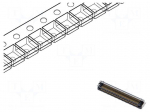 Connector: PCB to PCB | socket | hermaphrodite | PIN: 100 | LSHM | 2A