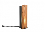Trio Karuni table lamp E27 matt black/wood gaismeklis 563300130 4017807616491