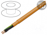 Wire | PUR-ORANGE-JZ | 5G4mm2 | unshielded | 300V,500V | Cu | stranded