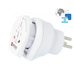 Adapter Skross  Travel adapter CO W to ISR White