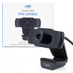 PNI CW1850 Full HD 1080P 2MP webcam, USB, clip-on, built-in stereo microphone