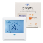 PNI CT25PW WiFi built-in smart thermostat, internet control, underfloor water heating, actuators, pumps, boiler, Tuya Smart mobile application, integration in smart scenarios with other compatible pro