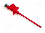 Clip-on probe | hook type | 6A | red | 4mm