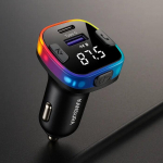 iKaku KSC-1070 CAILE Car BT5.3 FM Transmitter + Type-C Charger Black