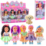 M&auml;nguala | PC | Konsoolid | Tarvikud // M&auml;nguasjad ja m&auml;ngud lastele // Zestaw Mini Laleczka W Sukience Piesek Lalka Pupil Mix 12cm